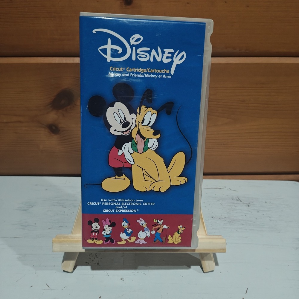 Disney Cricut Cartridge Mickey and Friends, Used Complete